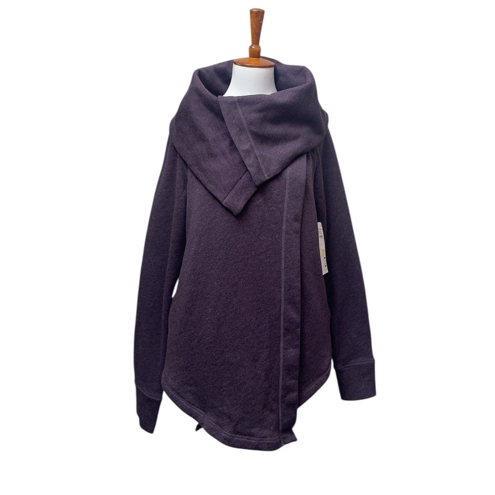 Z by Zella Shooting Star Drape Collar Cardigan  Shawl Asymmetrical